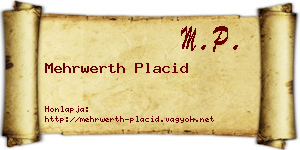 Mehrwerth Placid névjegykártya